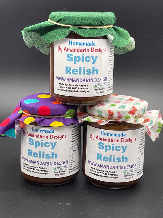 Spicy Relish, Traditional Homemade Recipes. 230g