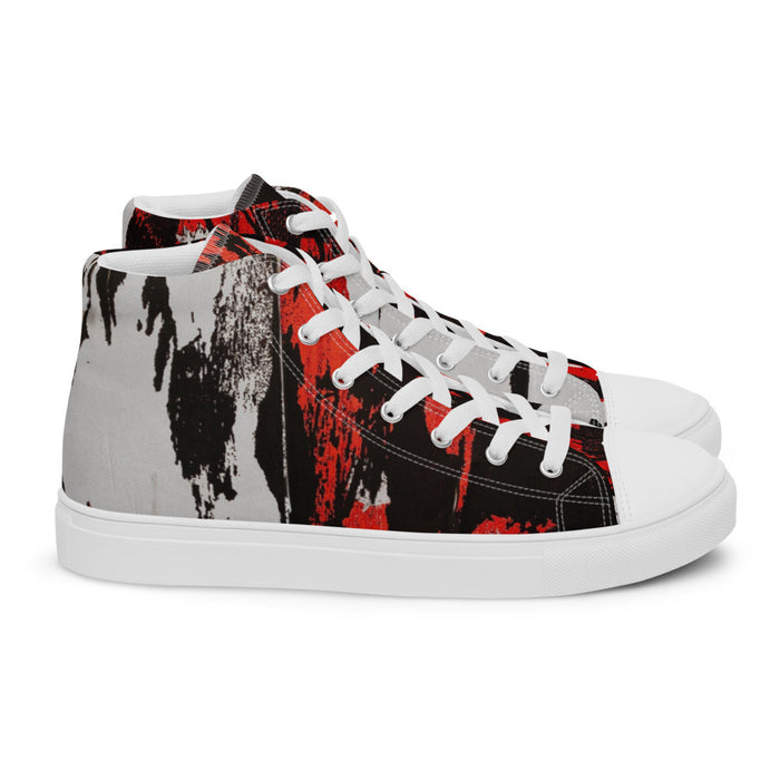 Gianneli Colours Handmade Men’s High Top Canvas Shoes