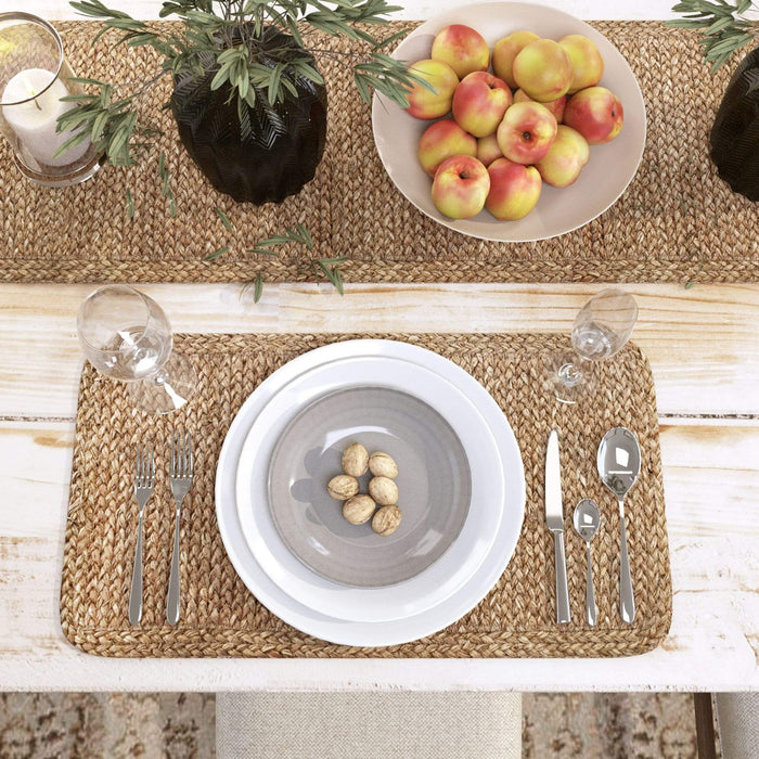 Seagrass Table Runner | Rustic Table Centerpiece for Dining Room- Coffee Table Jute Braided Table Runners