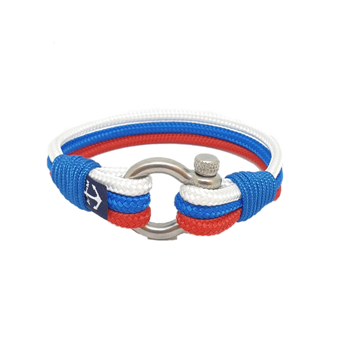 Russian Flag Nautical Bracelet