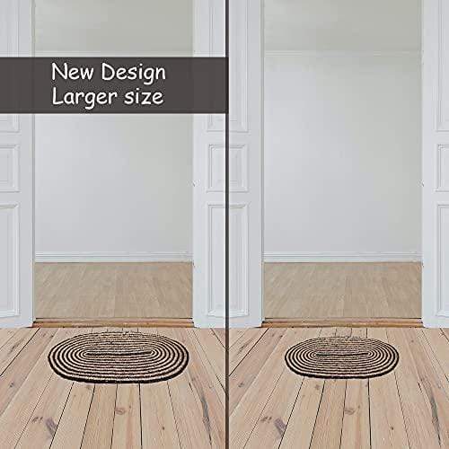 Oval Natural Seagrass Doormat Welcome Entrance Way Rug