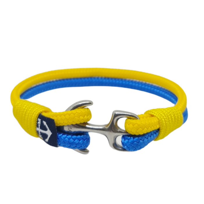 Ukraine Flag Nautical Bracelet