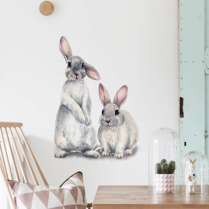 Funny & Curious Rabbit Couple