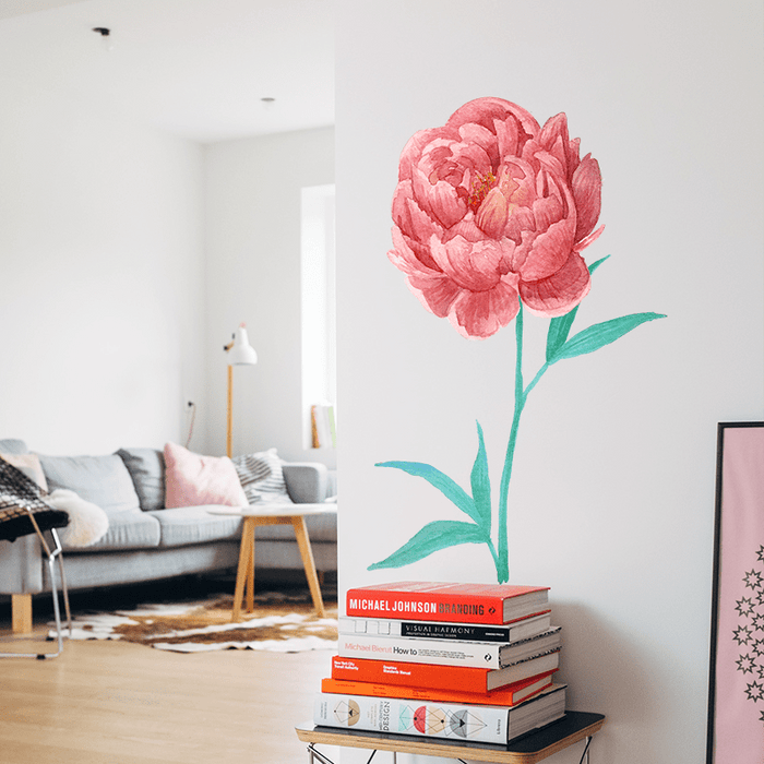 Gentle Red Wildflower Peony