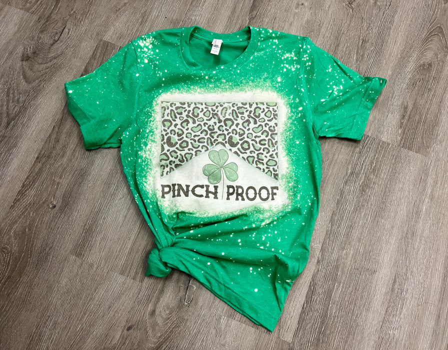 Pinch Proof St Patrick's Day Bleached Tee