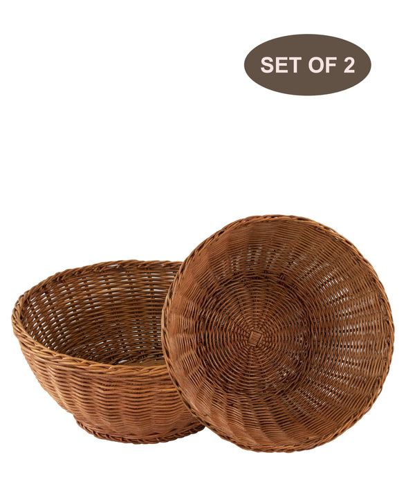 Wicker Serving Bowl Baskets | Restaurant Serving & Tabletop Display