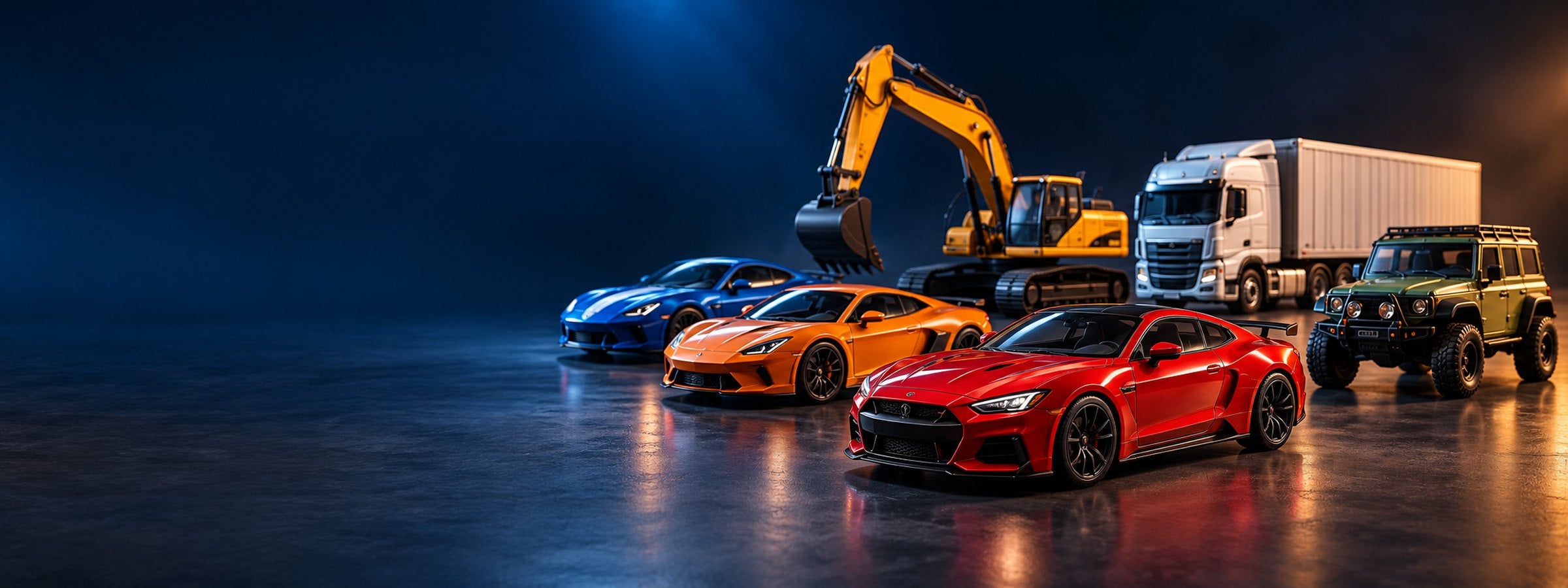 Wholesale toy vehicles, die-cast models and remote-control machines